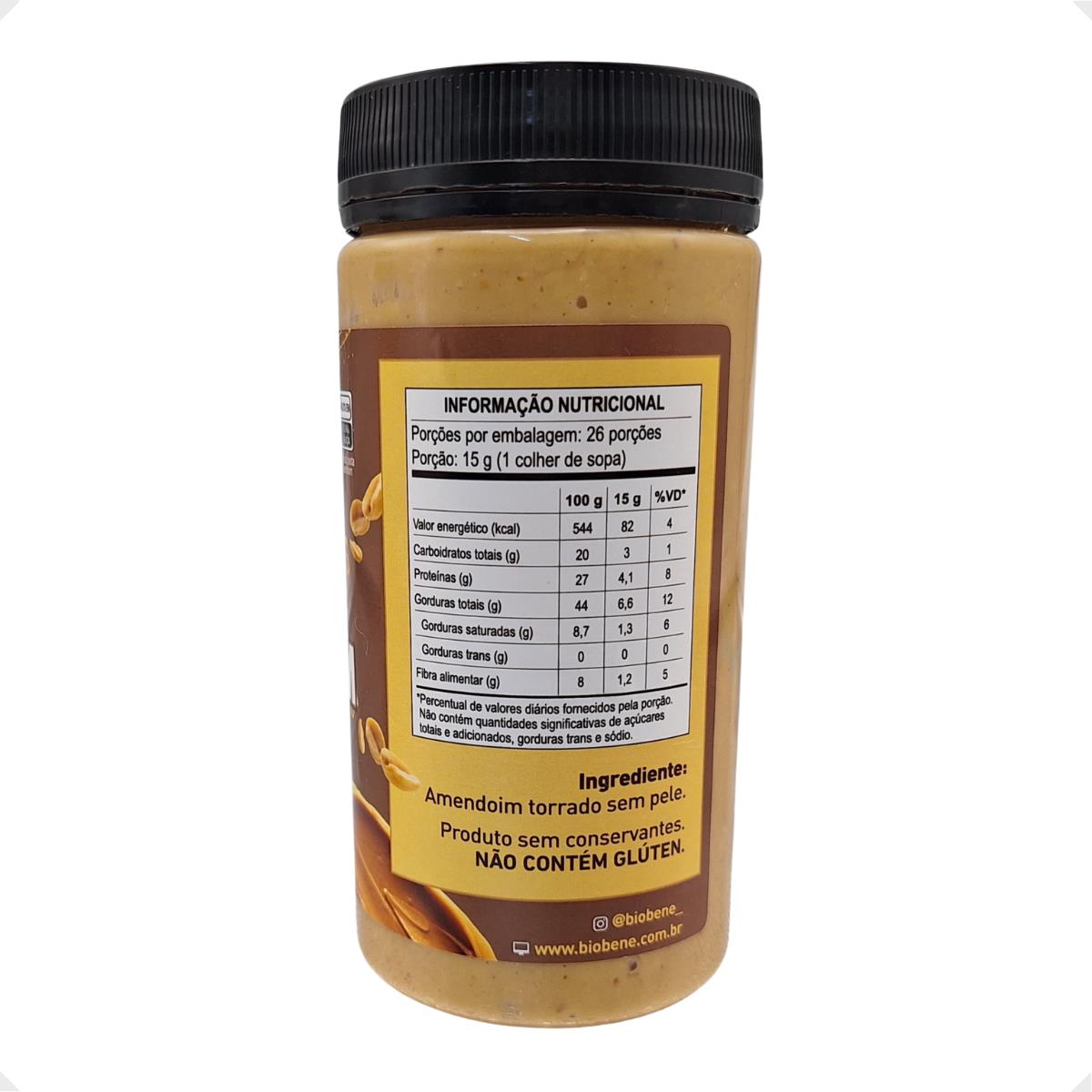 Pasta de Amendoim Crocante Integral Biobene 400g