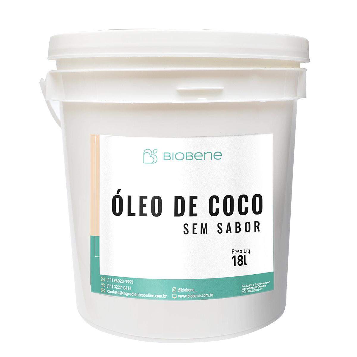 Óleo de Coco Sem Sabor Biobene 18L