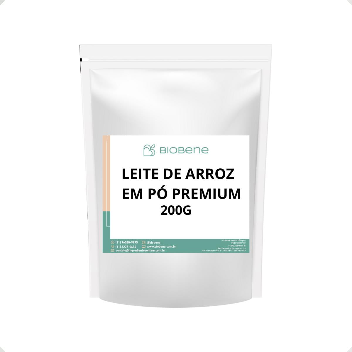 Leite de Arroz em Pó Premium Biobene 200g