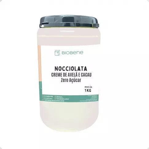Creme de Avelã Cacau S/ Açúcar Biobene 1kg