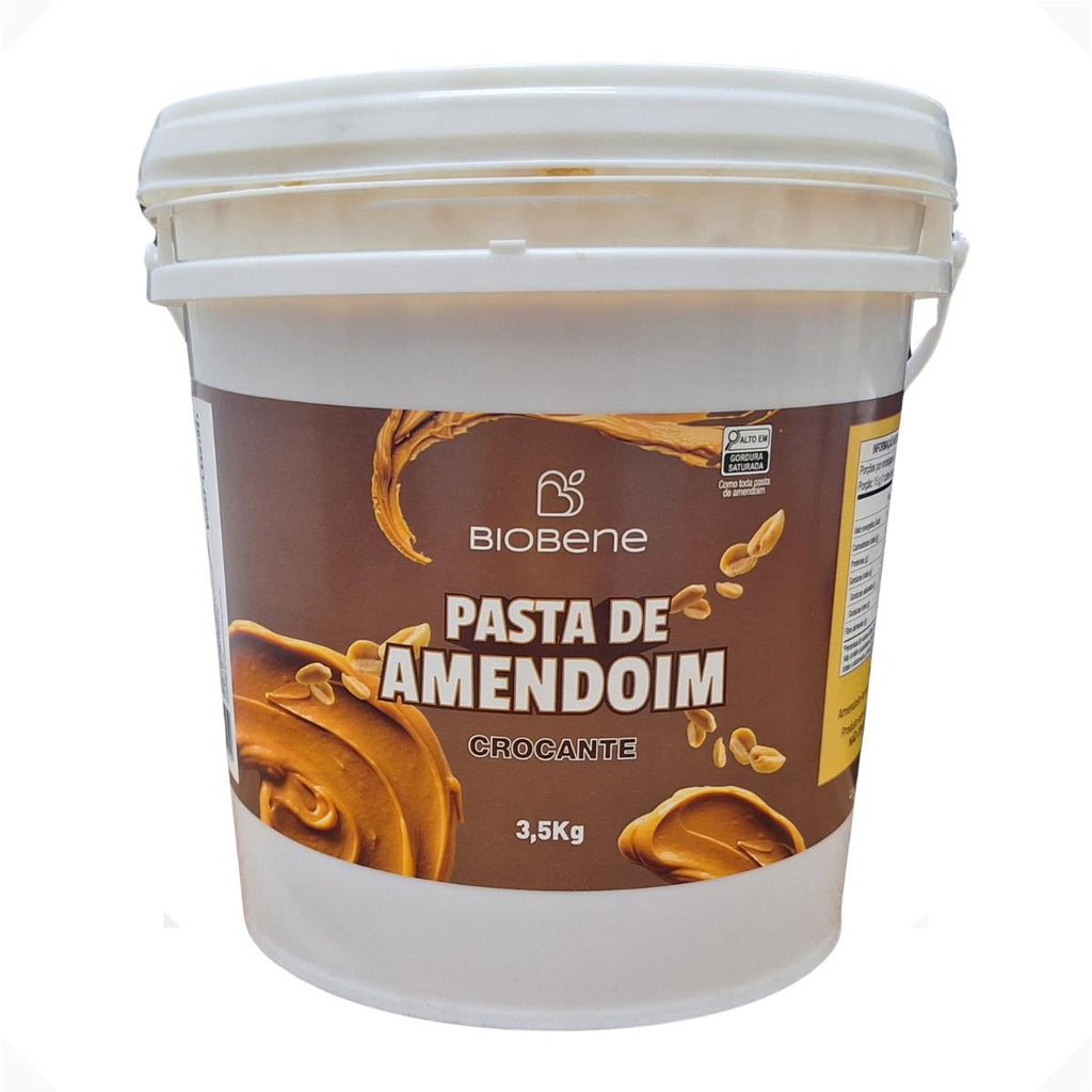 Pasta de Amendoim Crocante Integral Biobene 3,5kg