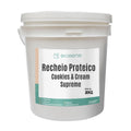 Recheio Proteico Cookie & Cream Supreme 21% Biobene 20kg