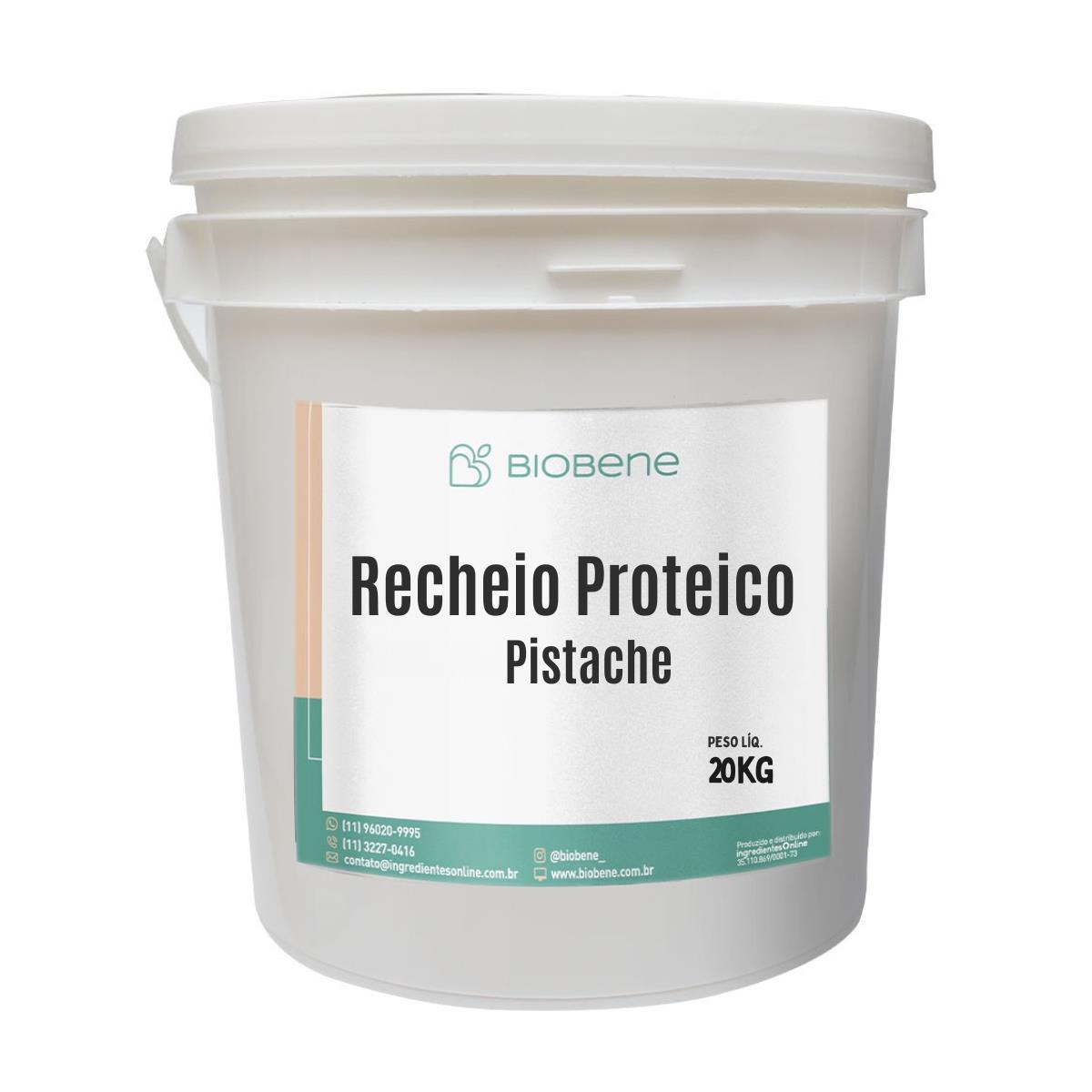 Recheio Proteico Pistache Supreme 21% Biobene 20kg