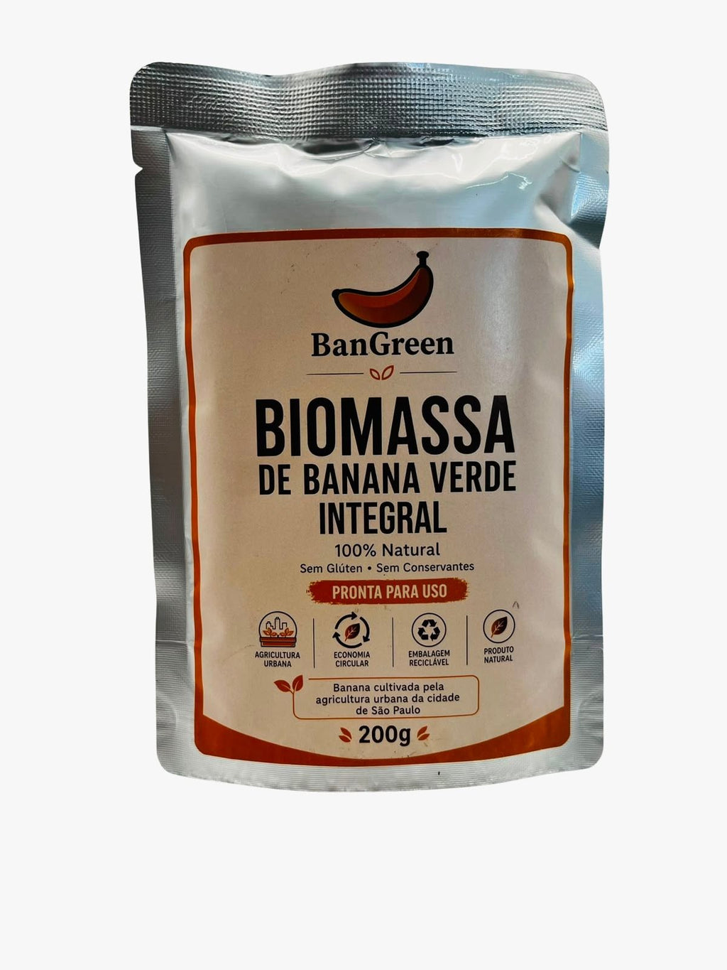 Biomassa de Banana Verde Integral 100% Natural Biobene 200g