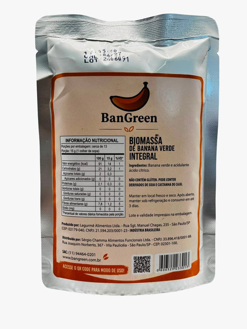 Biomassa de Banana Verde Integral 100% Natural Biobene 200g