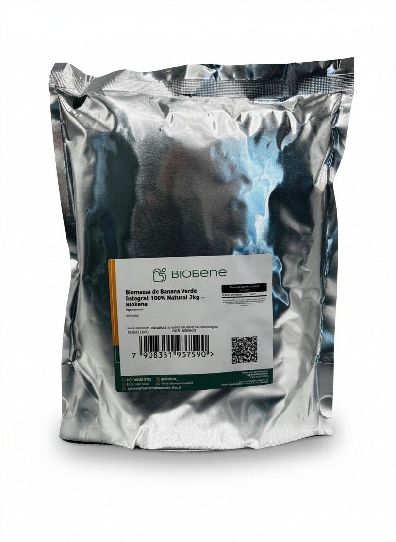 Biomassa de Banana Verde Integral Biobene 2kg