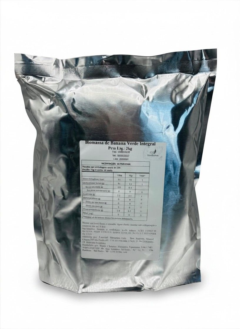Biomassa de Banana Verde Integral Biobene 2kg